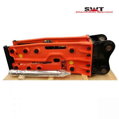 SWT Brand ST140 Top Type Hydraulic Breaker Hammer for 20T Excavators