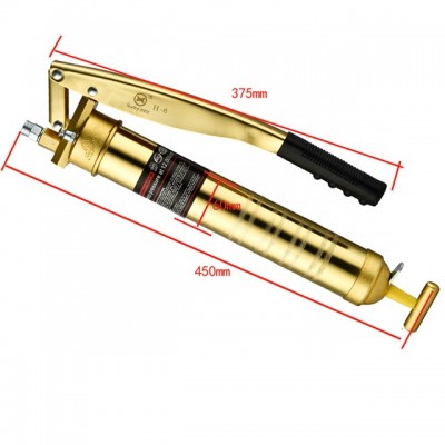 Excavator hydraulic breaker handle grease gun for lubrication